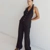 DISSH AMELIA BLACK TENCEL BLEND PANT