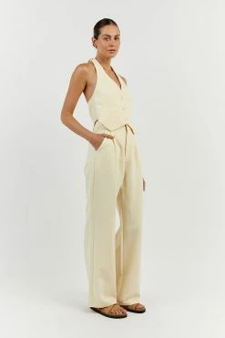 DISSH ROWAN LEMON PANT 7 DISSH ROWAN LEMON PANT -DISSH all-clothing Shop DFS10139LEM.210 12 e69c3da5 9d6e 4e9c 9e24 f2965ec0c3d4