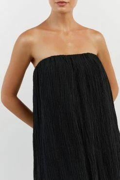 DISSH NICOL BLACK STRAPLESS MIDI DRESS 17 DISSH NICOL BLACK STRAPLESS MIDI DRESS -DISSH all-clothing Shop DFS11180BK.600 14