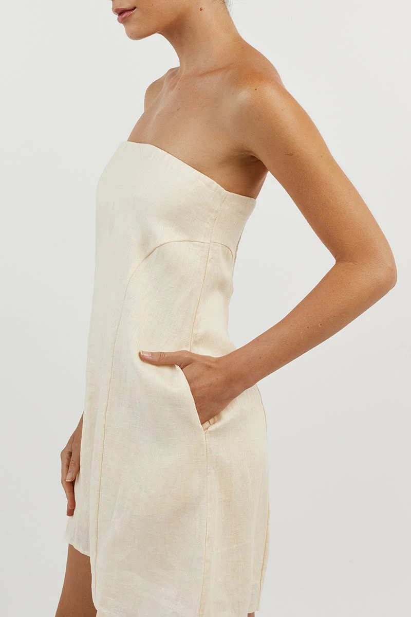 DISSH DAPHNE BUTTER LINEN MINI DRESS 5 DISSH DAPHNE BUTTER LINEN MINI DRESS - Image 5