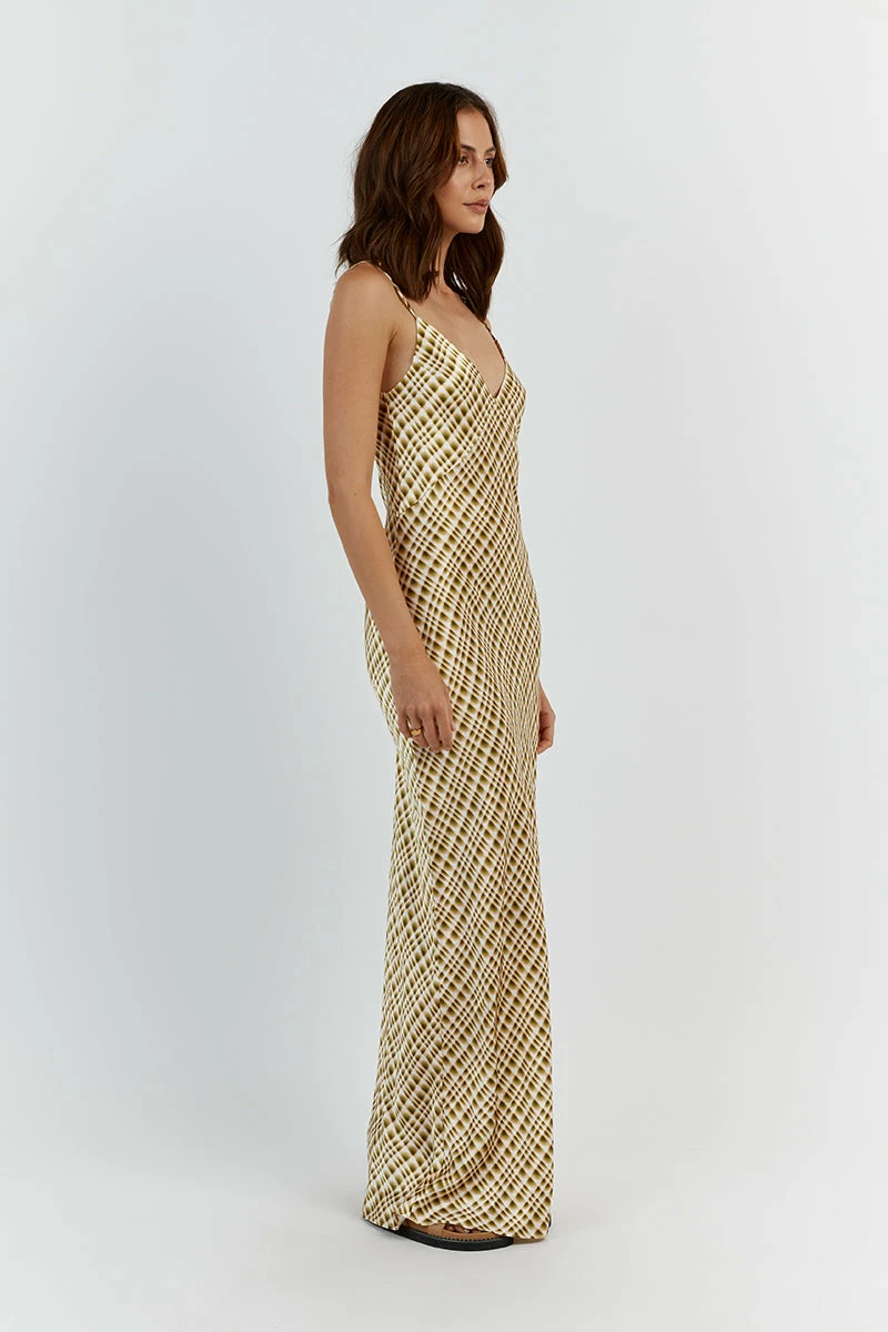 DISSH DILAN GREEN SATIN MIDI SLIP DRESS 4 DISSH DILAN GREEN SATIN MIDI SLIP DRESS - Image 4