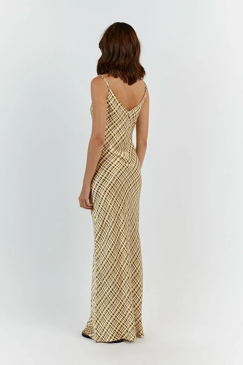 DISSH DILAN GREEN SATIN MIDI SLIP DRESS 5 DISSH DILAN GREEN SATIN MIDI SLIP DRESS - Image 5