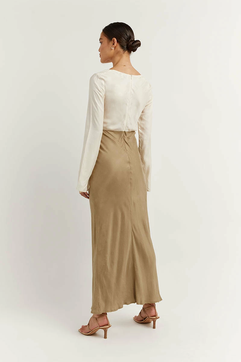 DISSH SEREN GOLD TWO TONE SLEEVED DRESS 4 DISSH SEREN GOLD TWO TONE SLEEVED DRESS - Image 4