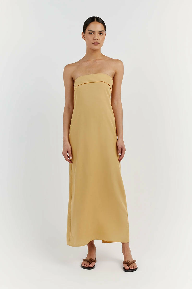 DISSH KAI LEMON STRAPLESS MIDI DRESS 1 DISSH KAI LEMON STRAPLESS MIDI DRESS