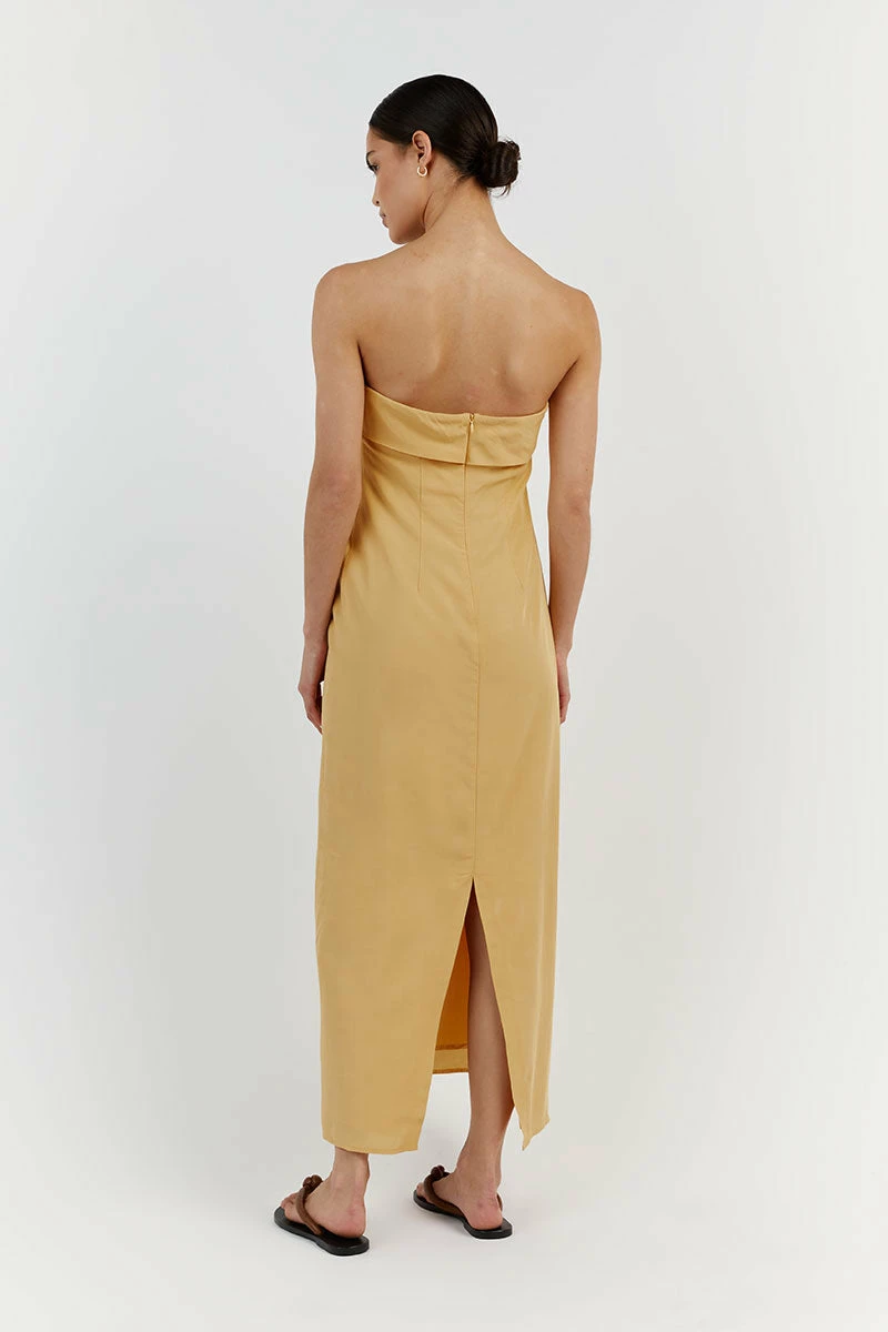 DISSH KAI LEMON STRAPLESS MIDI DRESS 4 DISSH KAI LEMON STRAPLESS MIDI DRESS - Image 4