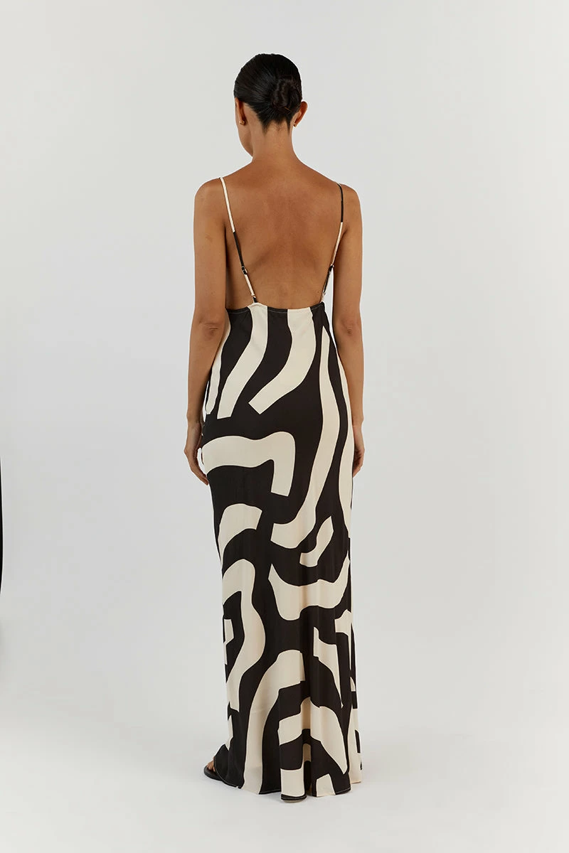 DISSH NINA CREAM BIAS CUT MIDI DRESS 5 DISSH NINA CREAM BIAS CUT MIDI DRESS - Image 5