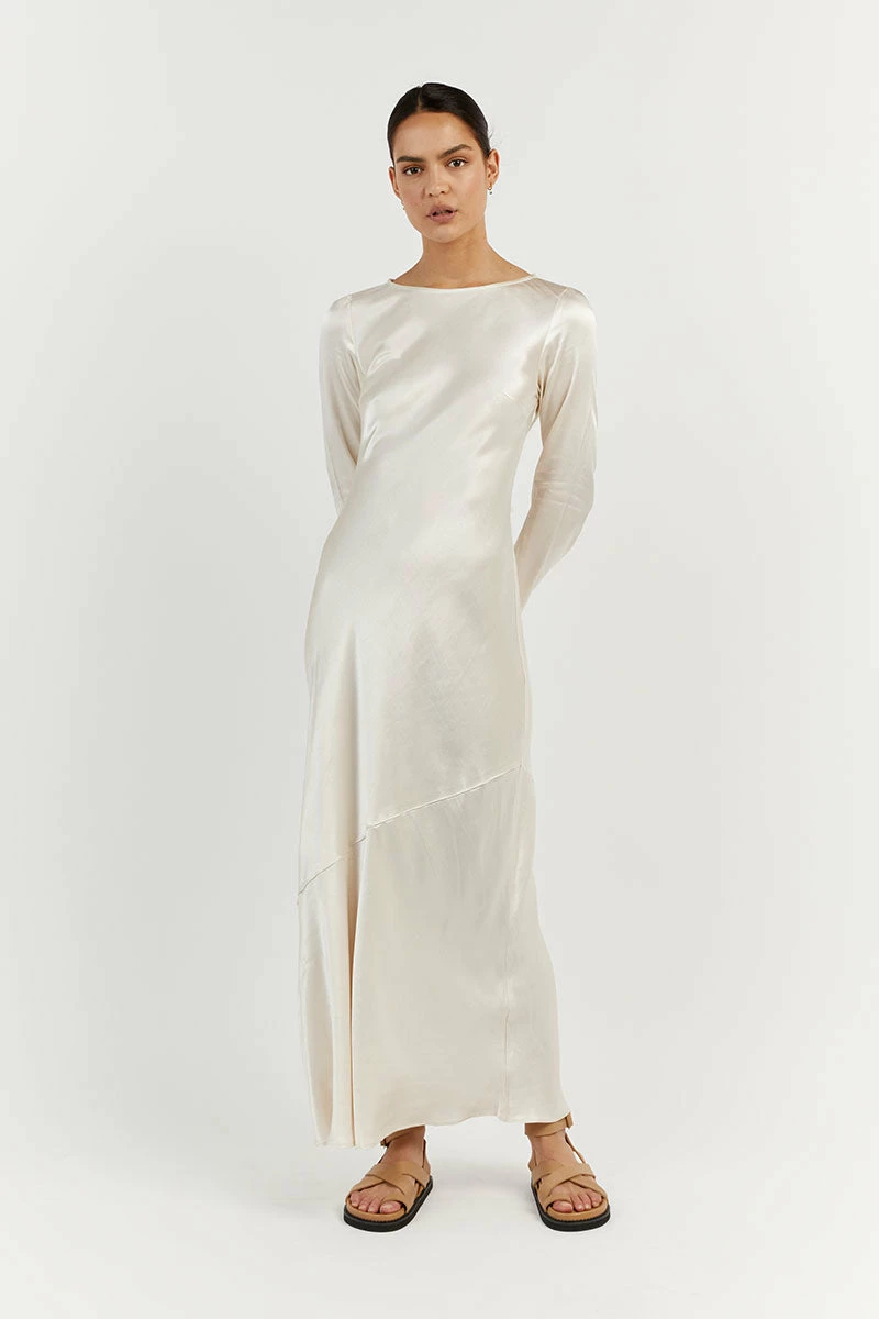 DISSH CHARLI PEARL SATIN MIDI DRESS 1 DISSH CHARLI PEARL SATIN MIDI DRESS