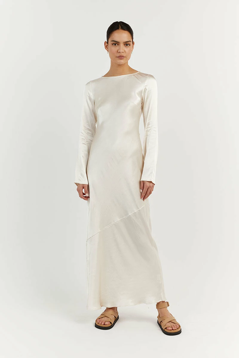 DISSH CHARLI PEARL SATIN MIDI DRESS 2 DISSH CHARLI PEARL SATIN MIDI DRESS - Image 2