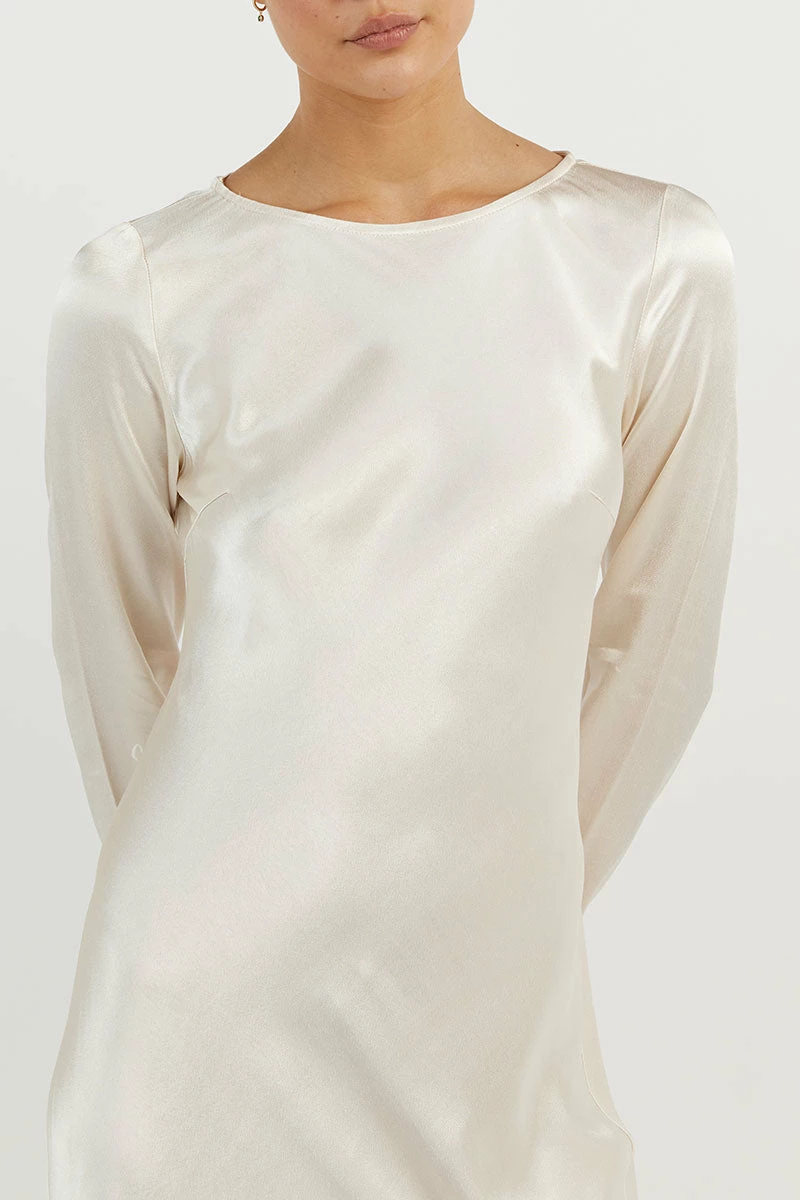 DISSH CHARLI PEARL SATIN MIDI DRESS 5 DISSH CHARLI PEARL SATIN MIDI DRESS - Image 5