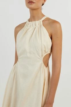 DISSH CAMILA BUTTER LINEN MIDI DRESS 19 DISSH CAMILA BUTTER LINEN MIDI DRESS -DISSH all-clothing Shop DFS11448BUT.195 14