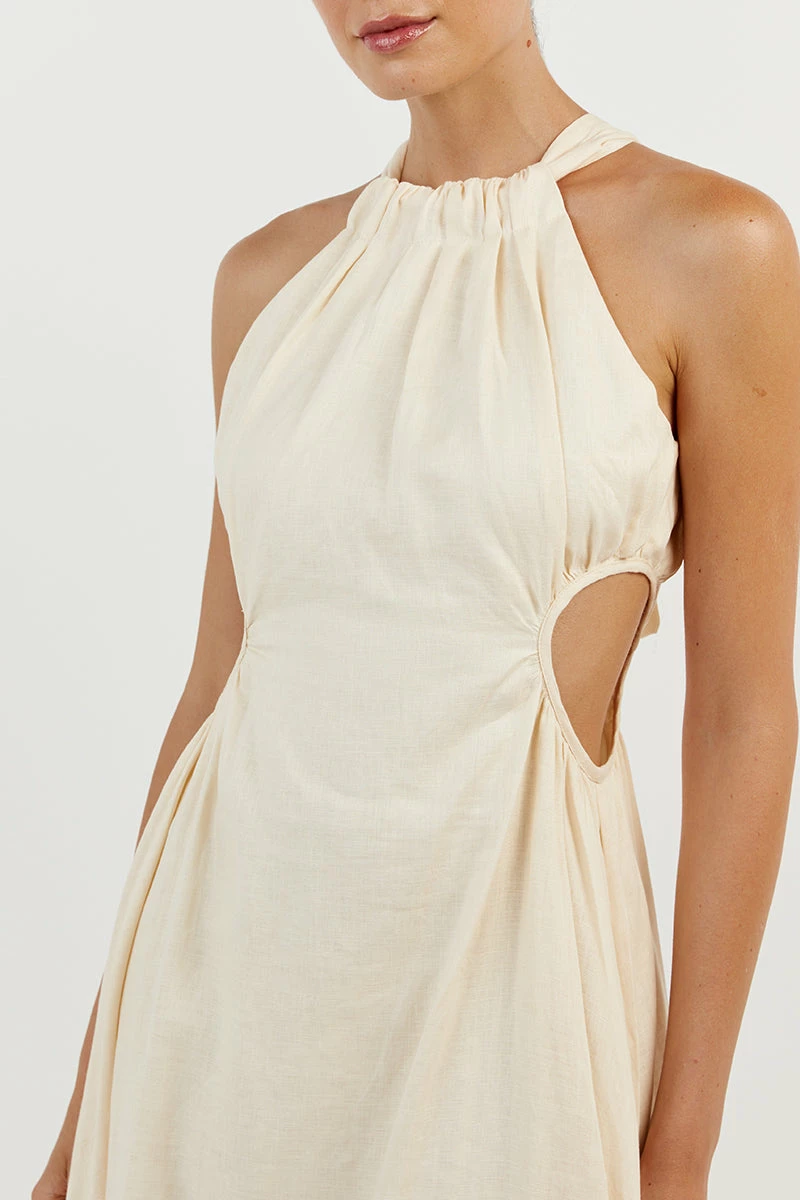 DISSH CAMILA BUTTER LINEN MIDI DRESS 5 DISSH CAMILA BUTTER LINEN MIDI DRESS - Image 5