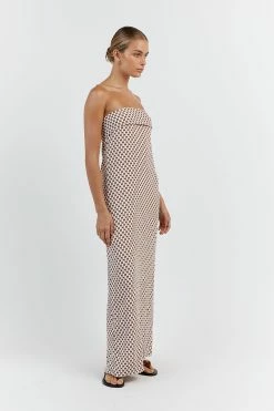 DISSH MAE WHITE CHOC GEO STRAPLESS DRESS 9 DISSH MAE WHITE CHOC GEO STRAPLESS DRESS -DISSH all-clothing Shop DFS11453WE.100 12