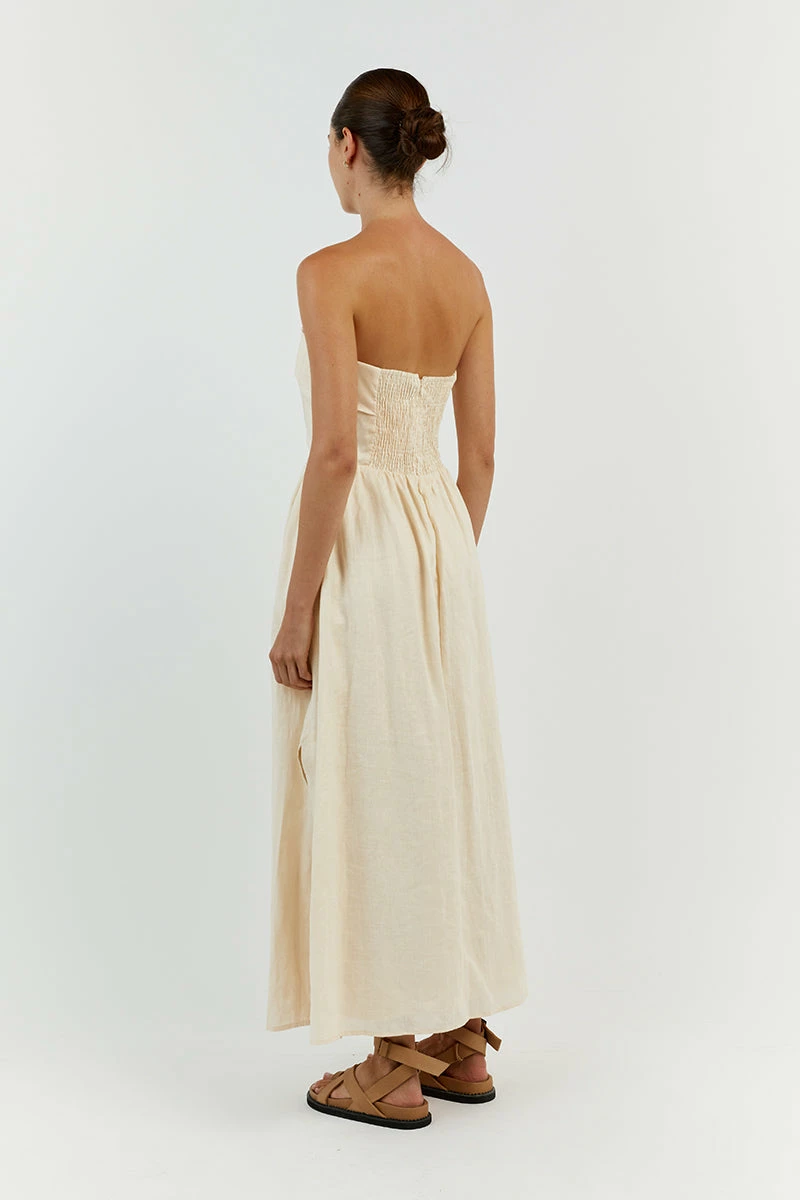 DISSH ALLIE BUTTER LINEN MIDI DRESS 5 DISSH ALLIE BUTTER LINEN MIDI DRESS - Image 5