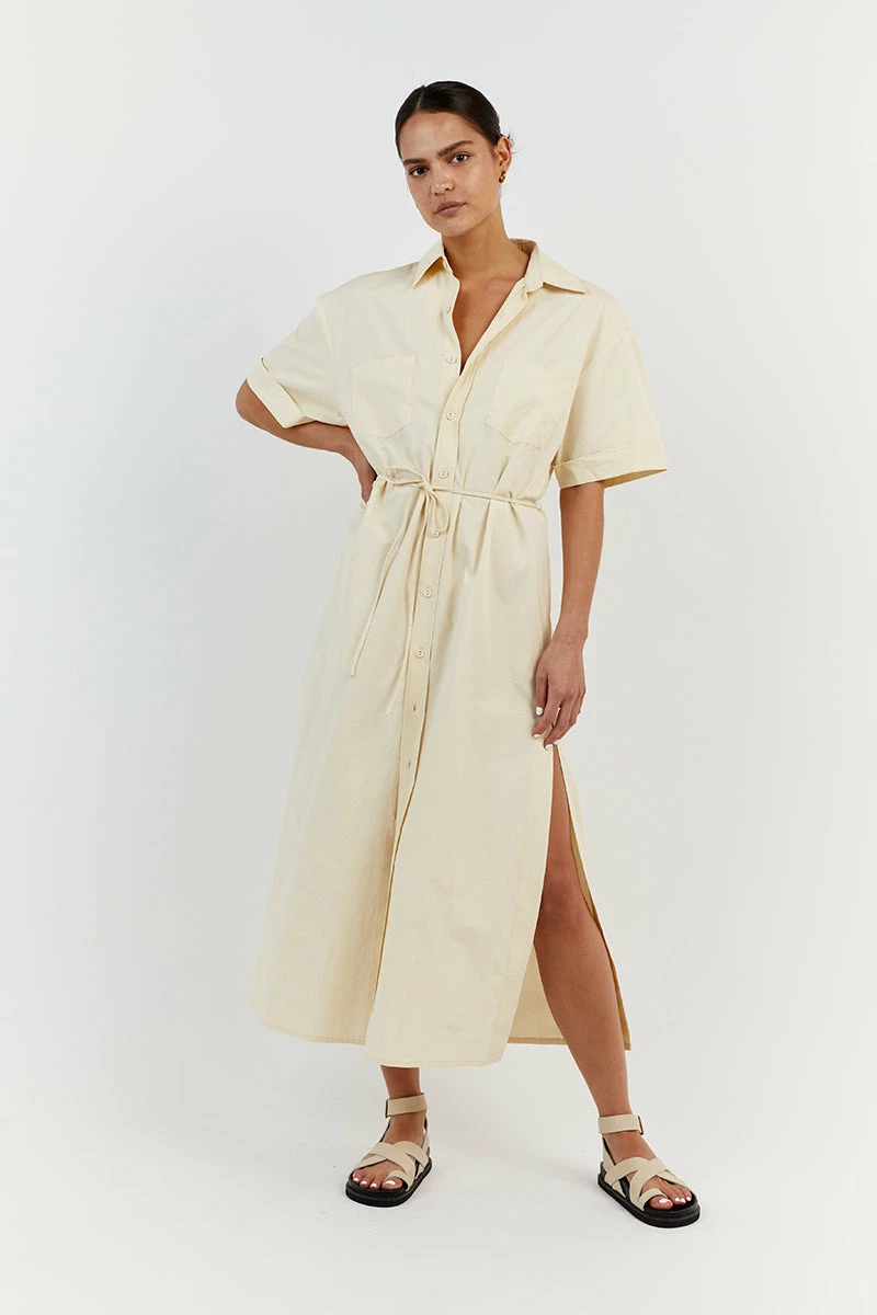 DISSH MAXIE BUTTER COTTON SHIRT DRESS 2 DISSH MAXIE BUTTER COTTON SHIRT DRESS - Image 2