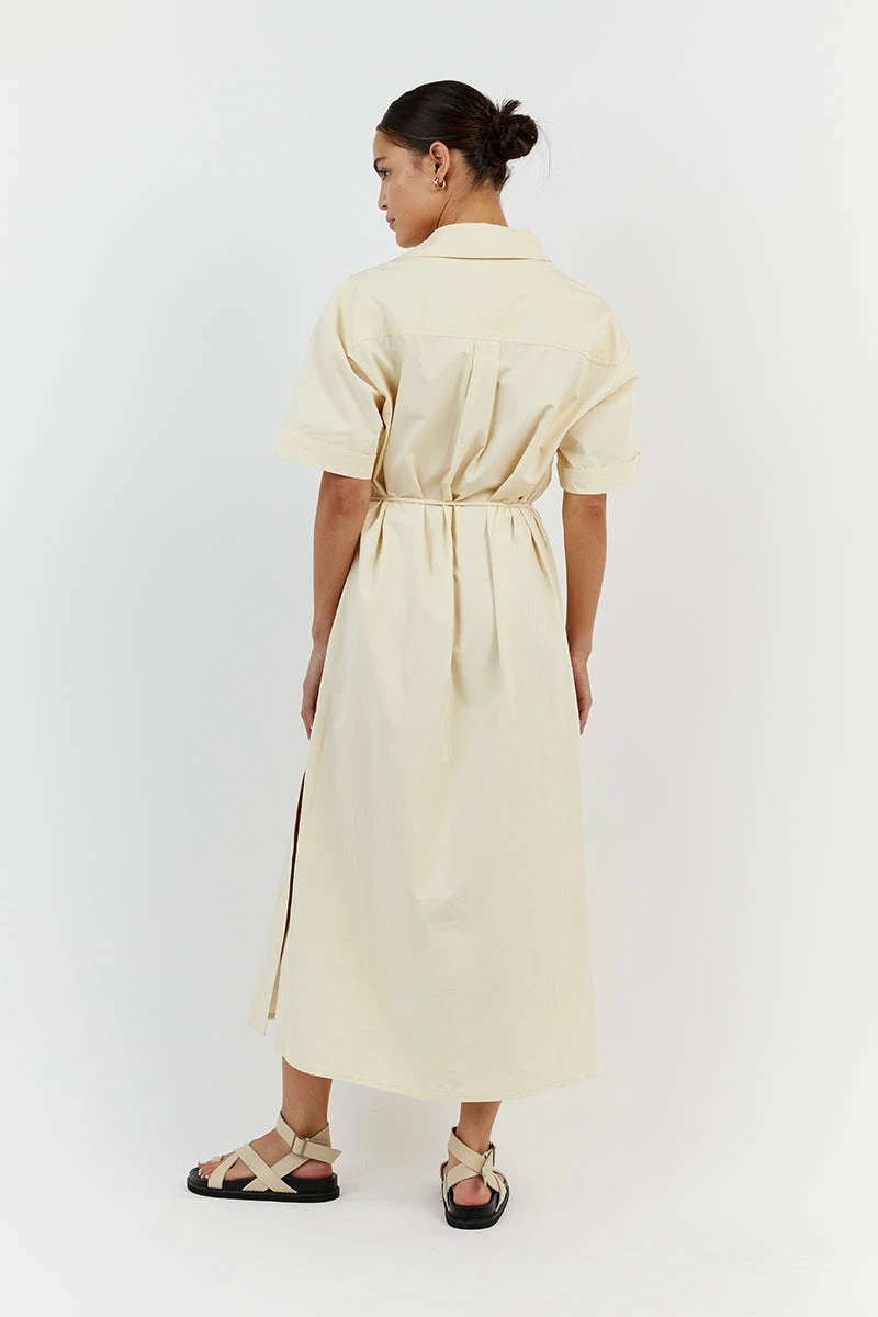 DISSH MAXIE BUTTER COTTON SHIRT DRESS 5 DISSH MAXIE BUTTER COTTON SHIRT DRESS - Image 5