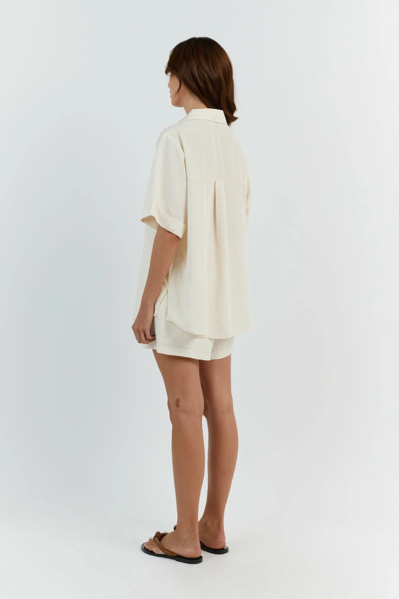 DISSH AMELIA OFF WHITE SAFARI SHIRT 5 DISSH AMELIA OFF WHITE SAFARI SHIRT - Image 5