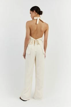 DISSH KAI OFF WHITE HALTER VEST 9 DISSH KAI OFF WHITE HALTER VEST -DISSH all-clothing Shop DNP01015OW.105 3