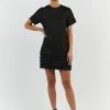 DISSH GEORGIE BLACK LINEN MINI DRESS