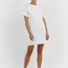 DISSH GEORGIE WHITE LINEN MINI DRESS