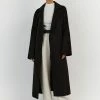 DISSH MATILDA BLACK WOOL FELT COAT