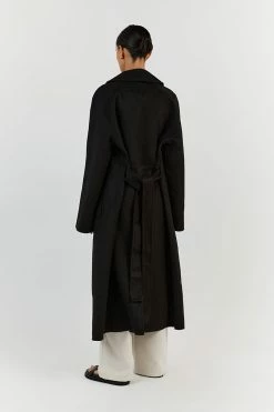 DISSH MATILDA BLACK WOOL FELT COAT -DISSH all-clothing Shop DQF02015BK.600 14