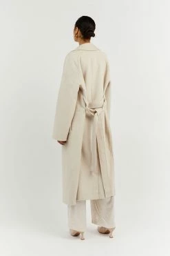 DISSH MATILDA BONE WOOL FELT COAT -DISSH all-clothing Shop DQF02015BO.158 3