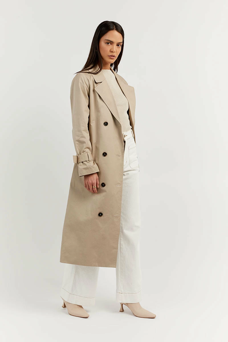 DISSH FOSTER STONE TRENCH COAT 3 DISSH FOSTER STONE TRENCH COAT - Image 3