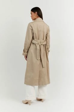 DISSH FOSTER STONE TRENCH COAT 8 DISSH FOSTER STONE TRENCH COAT -DISSH all-clothing Shop DQF02016SSTO.175 3