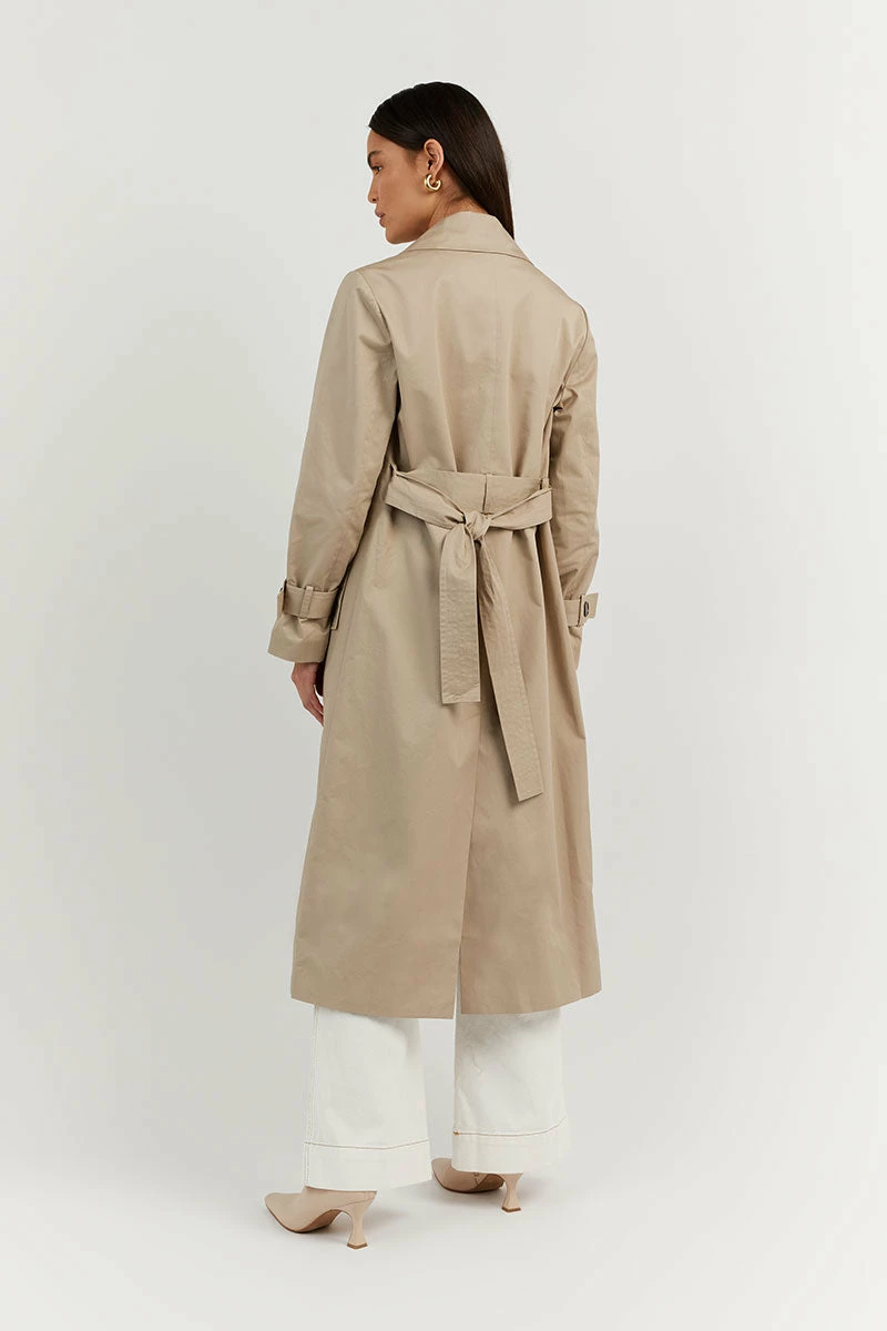 DISSH FOSTER STONE TRENCH COAT 4 DISSH FOSTER STONE TRENCH COAT - Image 4