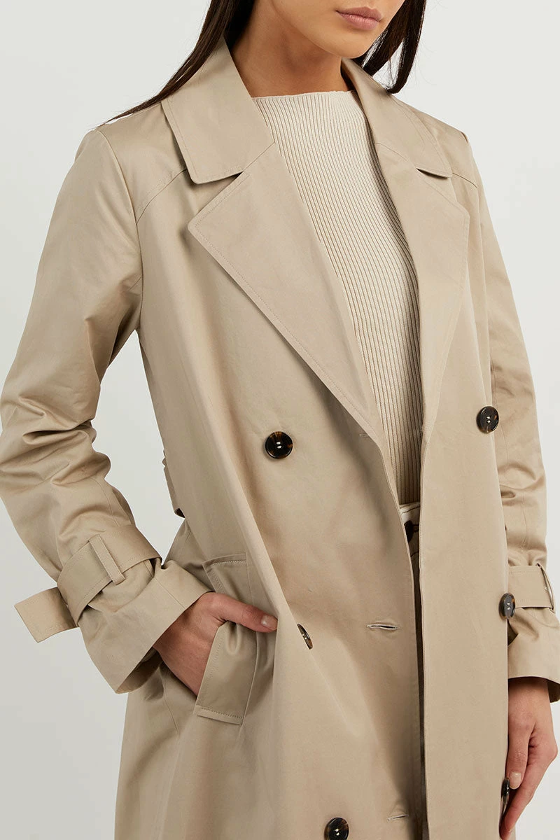 DISSH FOSTER STONE TRENCH COAT 5 DISSH FOSTER STONE TRENCH COAT - Image 5