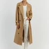 DISSH FOSTER TAN COTTON TRENCH COAT