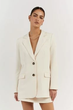 DISSH ROWAN CREAM SIGNATURE BLAZER