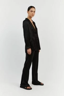 DISSH KIAH BLACK SATIN BLAZER 8 DISSH KIAH BLACK SATIN BLAZER -DISSH all-clothing Shop DQF02021BK.600 12 8e034d7c 6179 467c 9c24 db5f81ed00c2