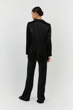 DISSH KIAH BLACK SATIN BLAZER 9 DISSH KIAH BLACK SATIN BLAZER -DISSH all-clothing Shop DQF02021BK.600 13