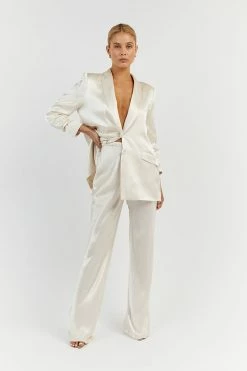 DISSH AISLE PEARL SATIN BLAZER 20 DISSH AISLE PEARL SATIN BLAZER -DISSH all-clothing Shop DQF02021PER.197 11 074c9cdb 53a2 429b a373 4839d18311ed