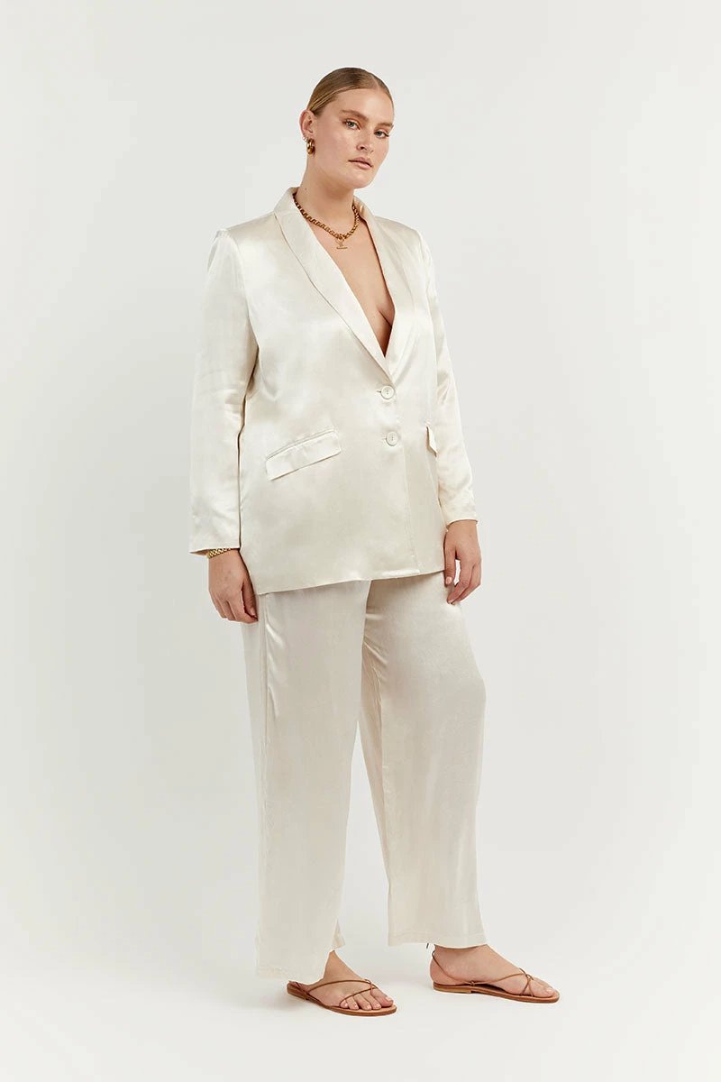 DISSH AISLE PEARL SATIN BLAZER 12 DISSH AISLE PEARL SATIN BLAZER - Image 12