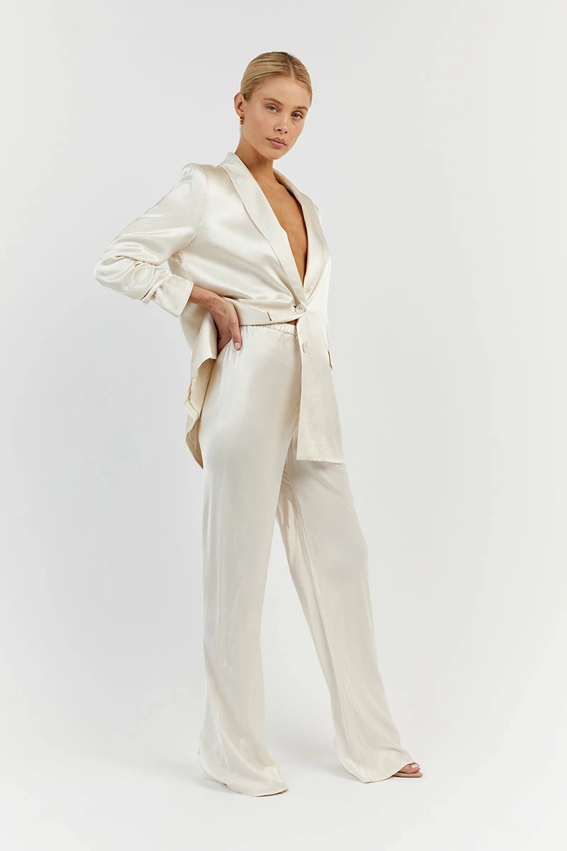 DISSH AISLE PEARL SATIN BLAZER 8 DISSH AISLE PEARL SATIN BLAZER - Image 8