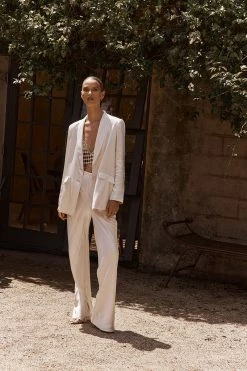 DISSH AISLE PEARL SATIN BLAZER