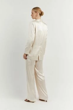 DISSH AISLE PEARL SATIN BLAZER 17 DISSH AISLE PEARL SATIN BLAZER -DISSH all-clothing Shop DQF02021PER.197 3