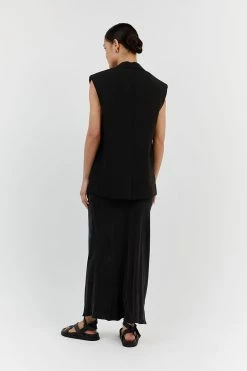 DISSH ROWAN BLACK SLEEVELESS BLAZER 8 DISSH ROWAN BLACK SLEEVELESS BLAZER -DISSH all-clothing Shop DQF02032BK.600 13