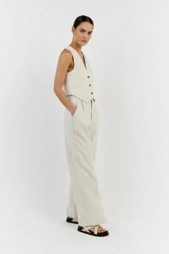 DISSH ROWAN BONE VEST -DISSH all-clothing Shop DQF04002BO.158 12