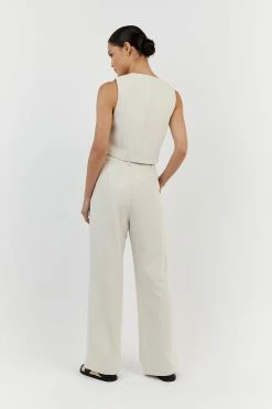 DISSH ROWAN BONE VEST -DISSH all-clothing Shop DQF04002BO.158 14