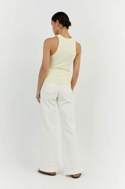 DISSH ATWOOD LEMON KNIT TANK 8 DISSH ATWOOD LEMON KNIT TANK -DISSH all-clothing Shop DTA04008LEM.210 13