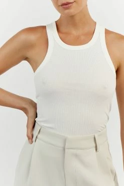 DISSH ATWOOD OFF WHITE TANK 9 DISSH ATWOOD OFF WHITE TANK -DISSH all-clothing Shop DTA04008OW.105 14