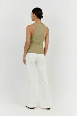 DISSH ATWOOD SAGE KNIT TANK -DISSH all-clothing Shop DTA04008SAG.544 3