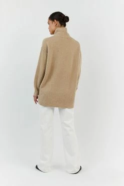 DISSH BROOKLYN OAT HIGH NECK JUMPER -DISSH all-clothing Shop DUF04022OAT.153 13