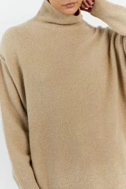 DISSH BROOKLYN OAT HIGH NECK JUMPER -DISSH all-clothing Shop DUF04022OAT.153 14