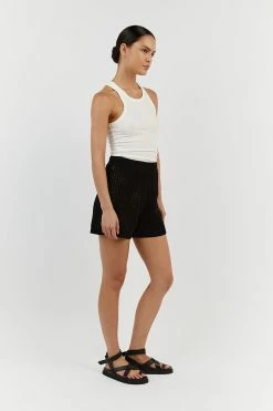 DISSH DENNY BLACK CROCHET SHORT 7 DISSH DENNY BLACK CROCHET SHORT -DISSH all-clothing Shop DUF07001BK.600 12 2e2c372e ce4f 44fa b1d2 eb69cca253ed