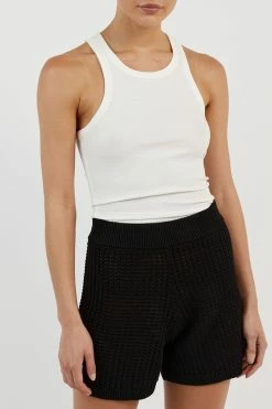 DISSH DENNY BLACK CROCHET SHORT 9 DISSH DENNY BLACK CROCHET SHORT -DISSH all-clothing Shop DUF07001BK.600 14