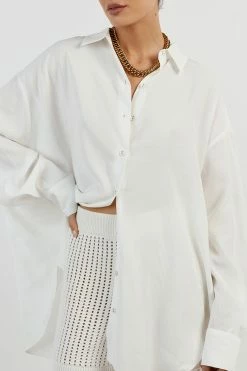 DISSH DENNY OFF WHITE CROCHET SHORT -DISSH all-clothing Shop DUF07001OW.105 14 5ef78052 ba35 4f75 9ead d66fd46262fd